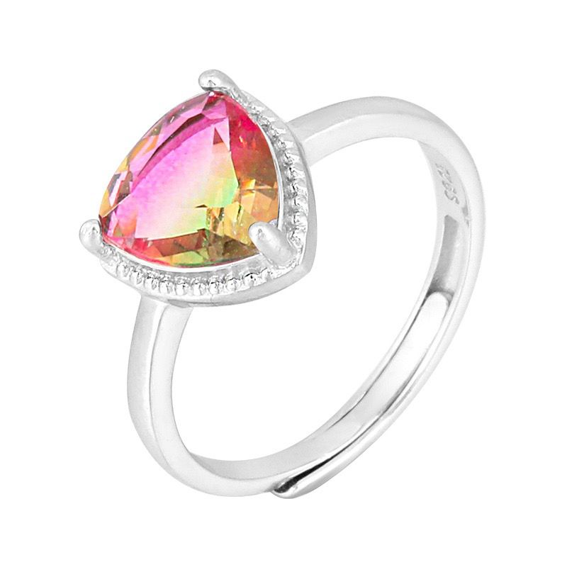 S925 sterling silver gem ring SSG330-SSG337