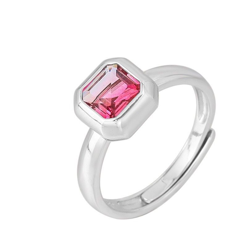 S925 sterling silver gem ring SSG686-SSG701