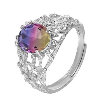 S925 sterling silver gem ring SSG796-SSG797