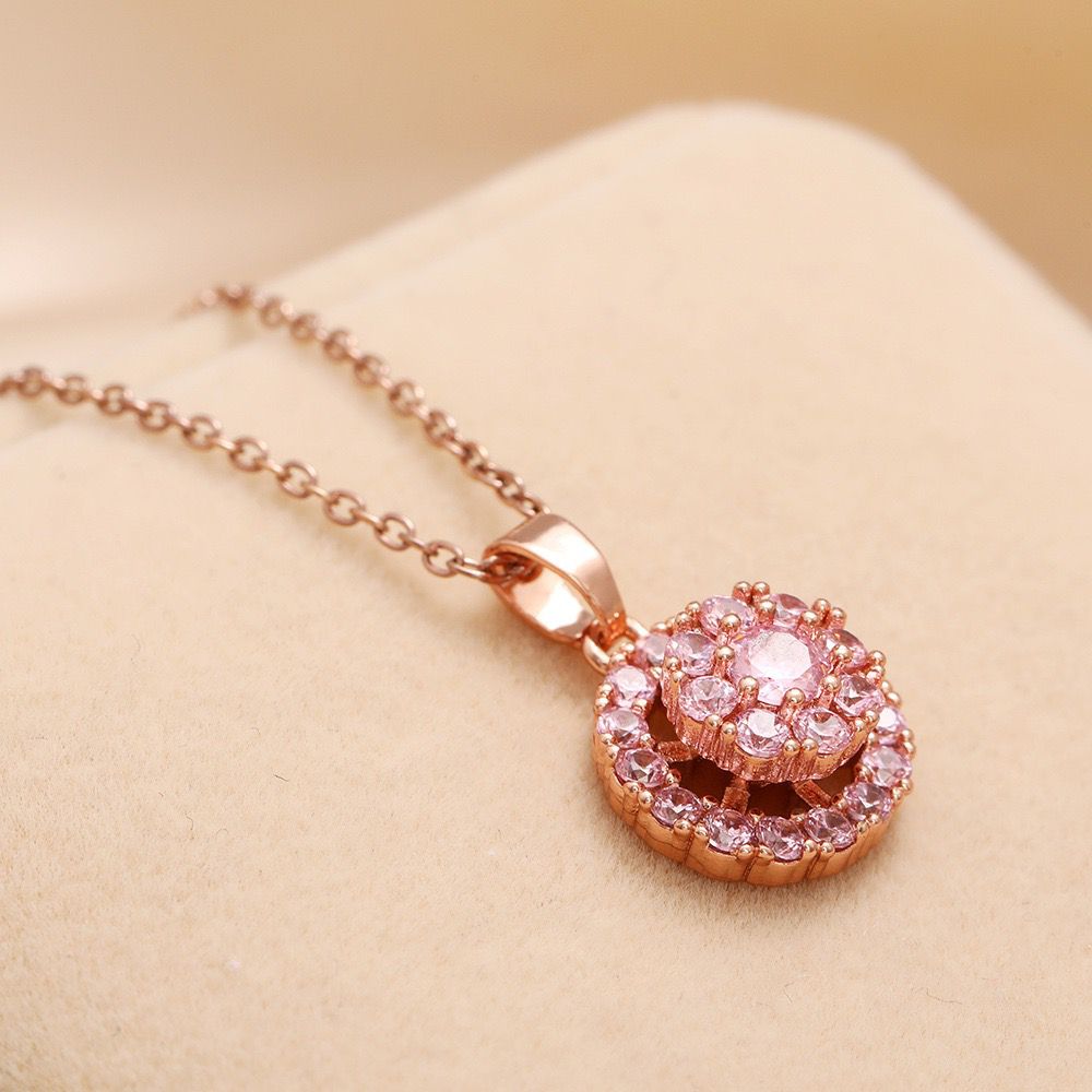 spinner zircon necklace N036-N044