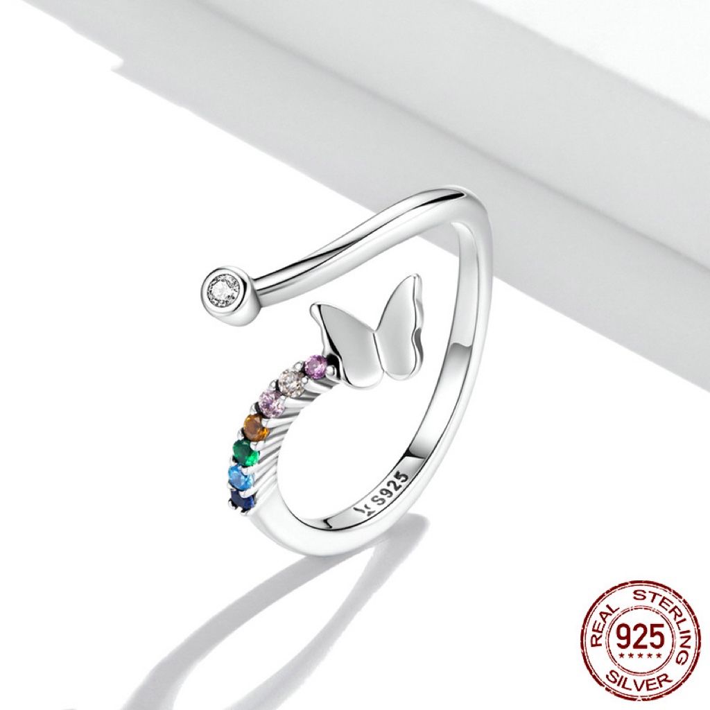 S925 sterling silver gem ring #YSG027-YSG035