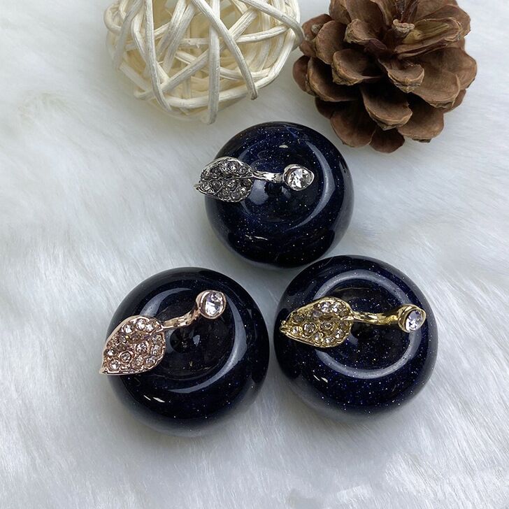 Natural Crystal Apple Ornaments