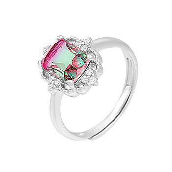 S925 sterling silver gem ring SSG631-SSG645