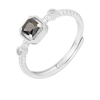 S925 sterling silver gem ring SSG051-SSG057