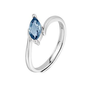 S925 sterling silver gem ring SSG460-SSG463