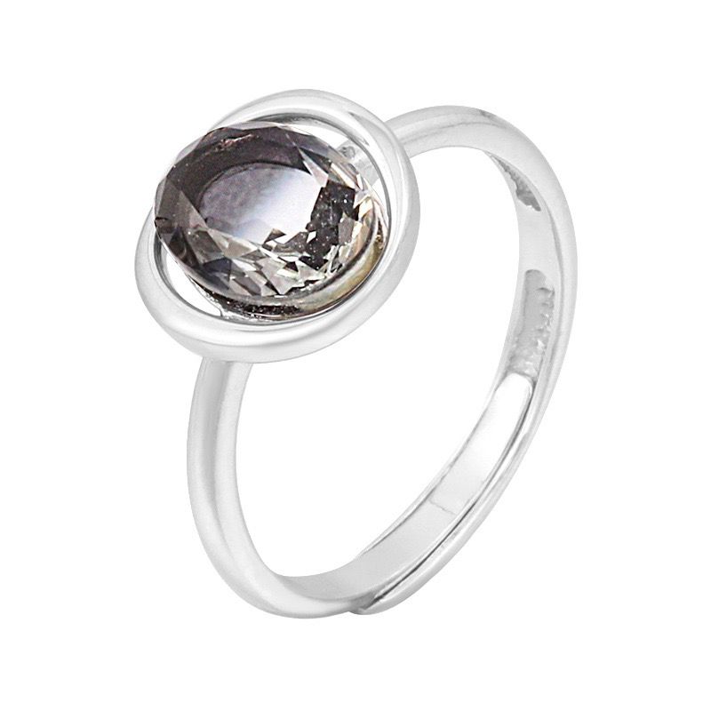 S925 sterling silver gem ring SSG205-SSG218