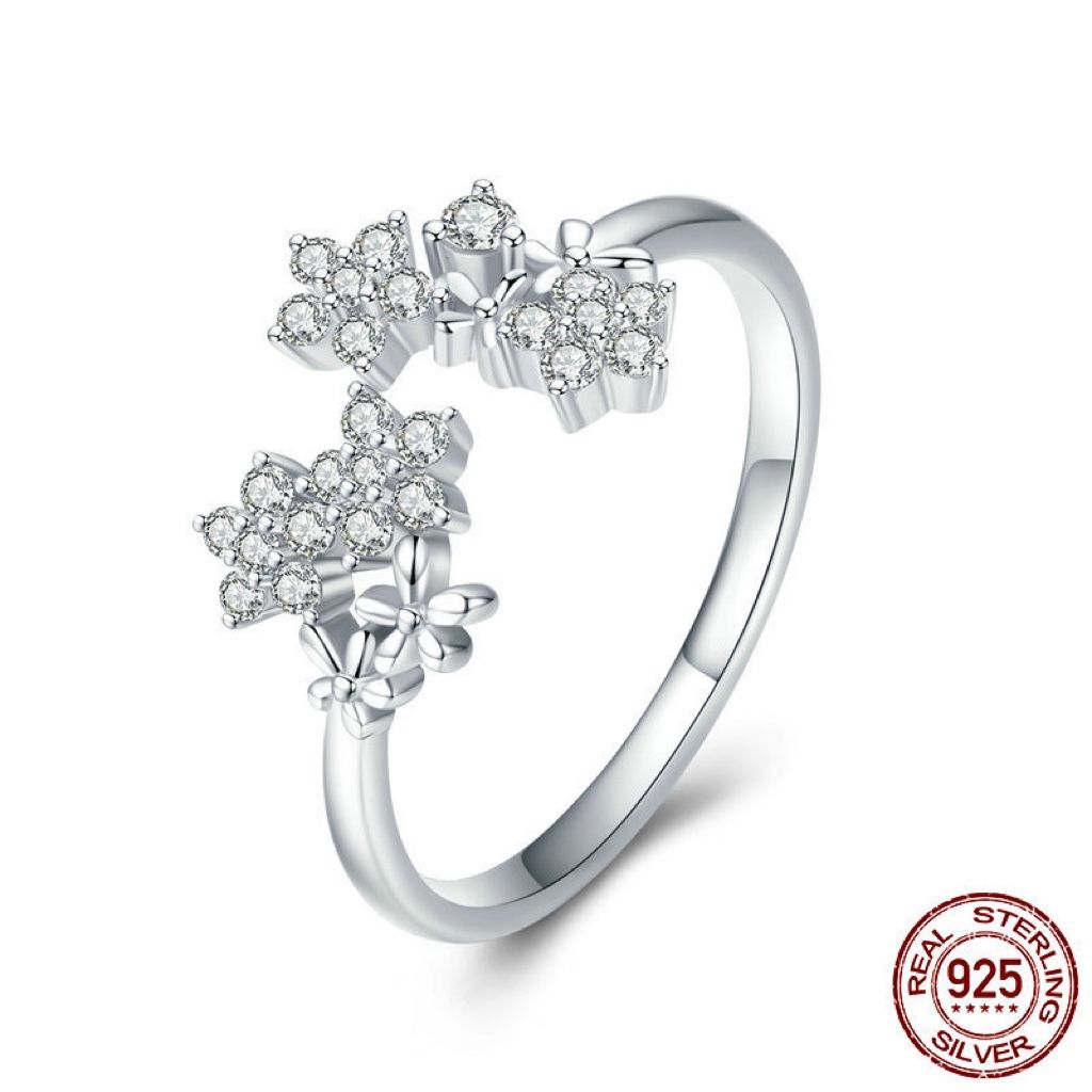 S925 sterling silver gem ring #YSG036-YSG044