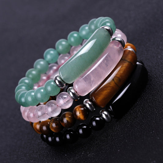 Tiger Eye Green Aventurine Bracelet Trendy Fashion Bracelet #B125-B132