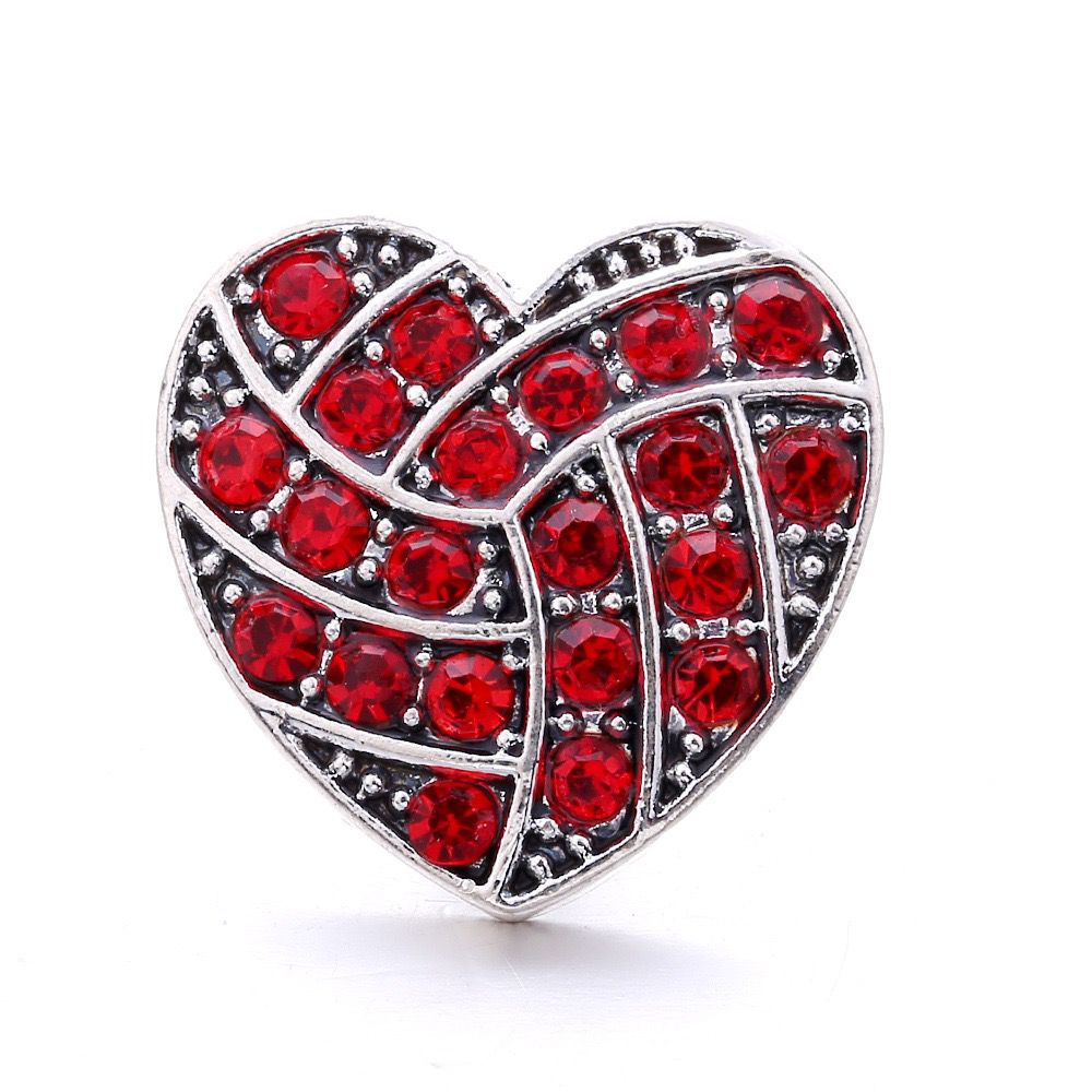 Heart-shaped  snap button SB012-SB016