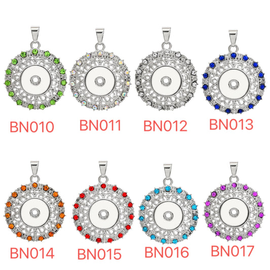 snap button necklace BN010-BN017