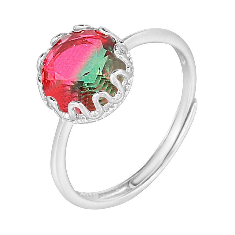 S925 sterling silver gem ring SSG288-SSG303