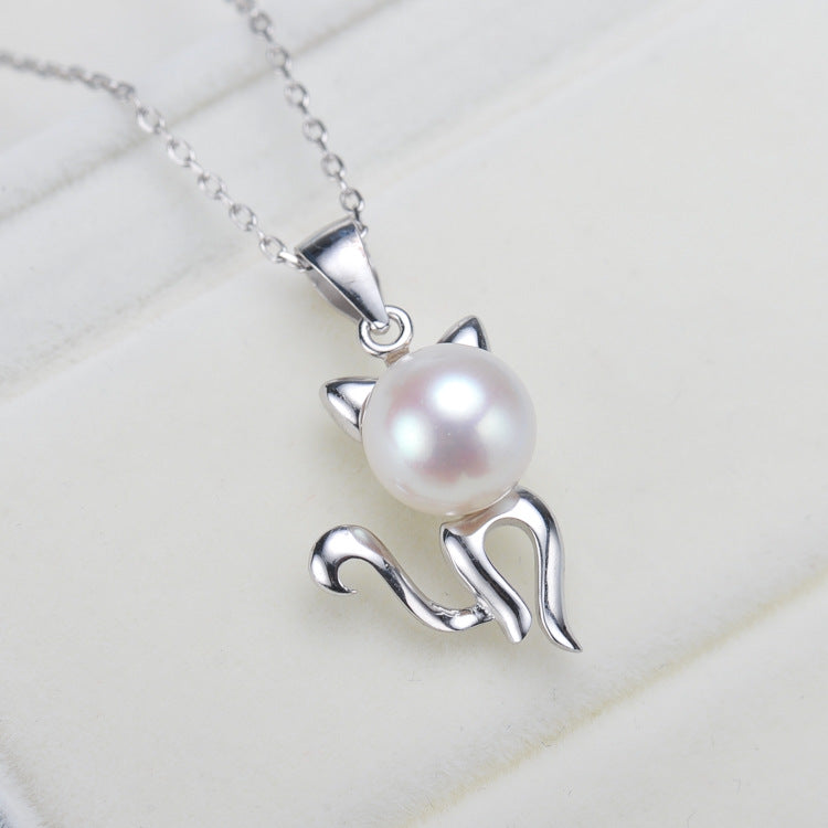 S925 sterling silver pearl pendant setting (default no pearl) wsp001-009