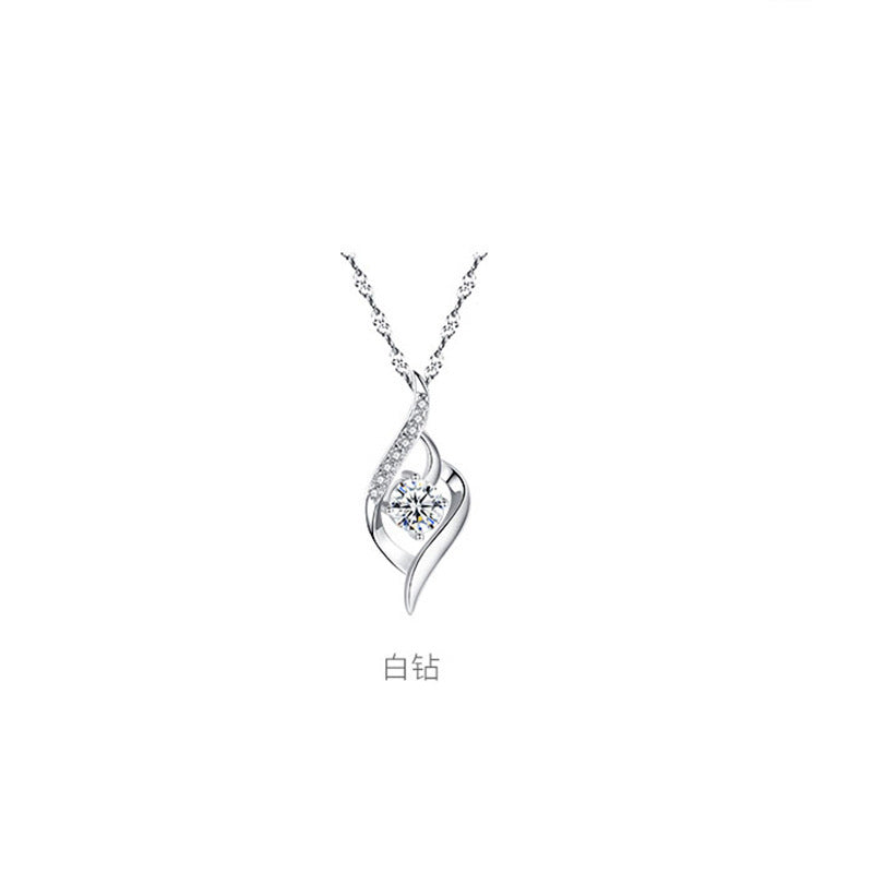 Sterling Silver S925 Gem pendant JLP010-JLP018