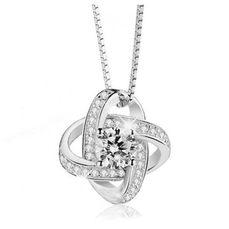 Sterling Silver S925 Gem pendant JLP091-JLP099