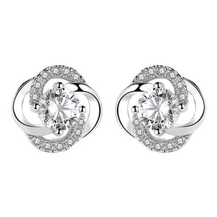 Sterling Silver S925 Earrings JLE037-JLE045