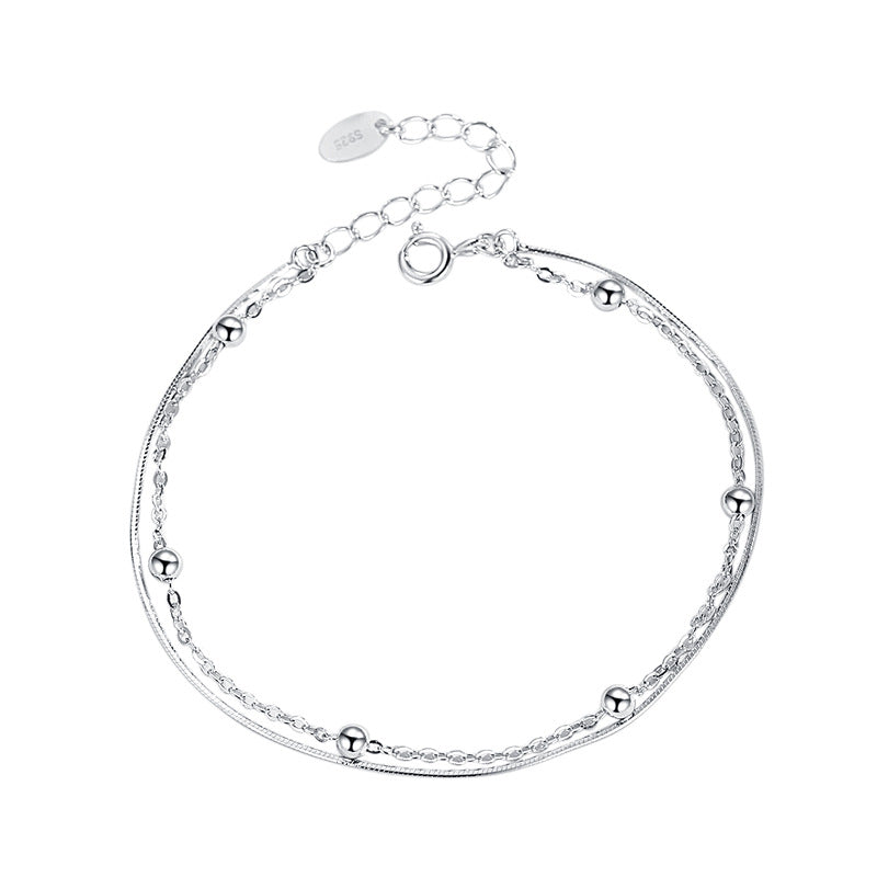 Sterling Silver S925 Gem Bracelet  SLB010-SLB018