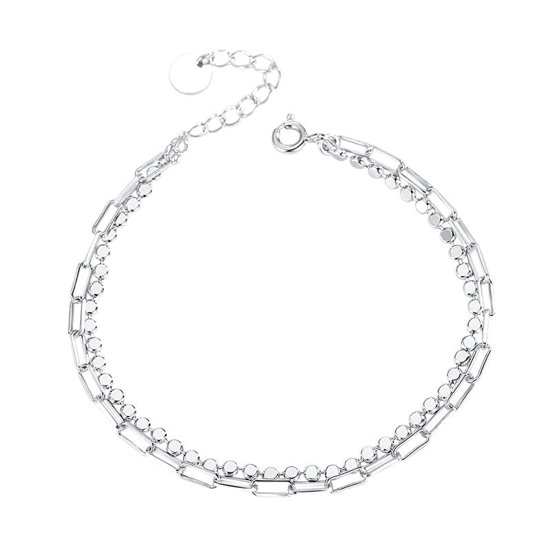 Sterling Silver S925 Gem Bracelet  SLB037-SLB045