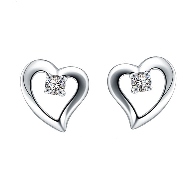 Sterling Silver S925 Gem Earring  SLE001-SLE009