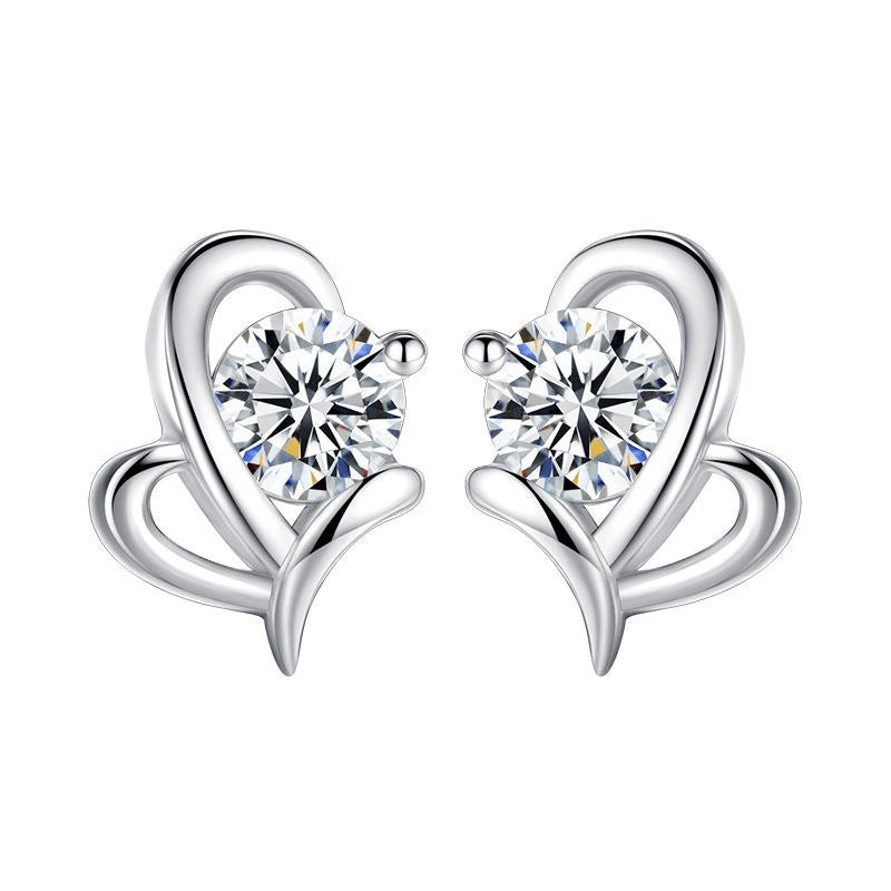 Sterling Silver S925 Gem Earring  SLE064-SLE072