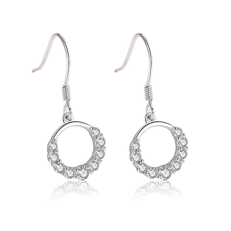 Sterling Silver S925 Gem Earring  SLE073-SLE081