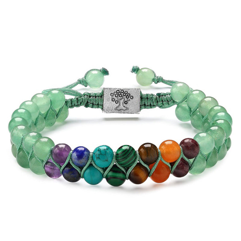 Double layer Life Tree woven Bracelets