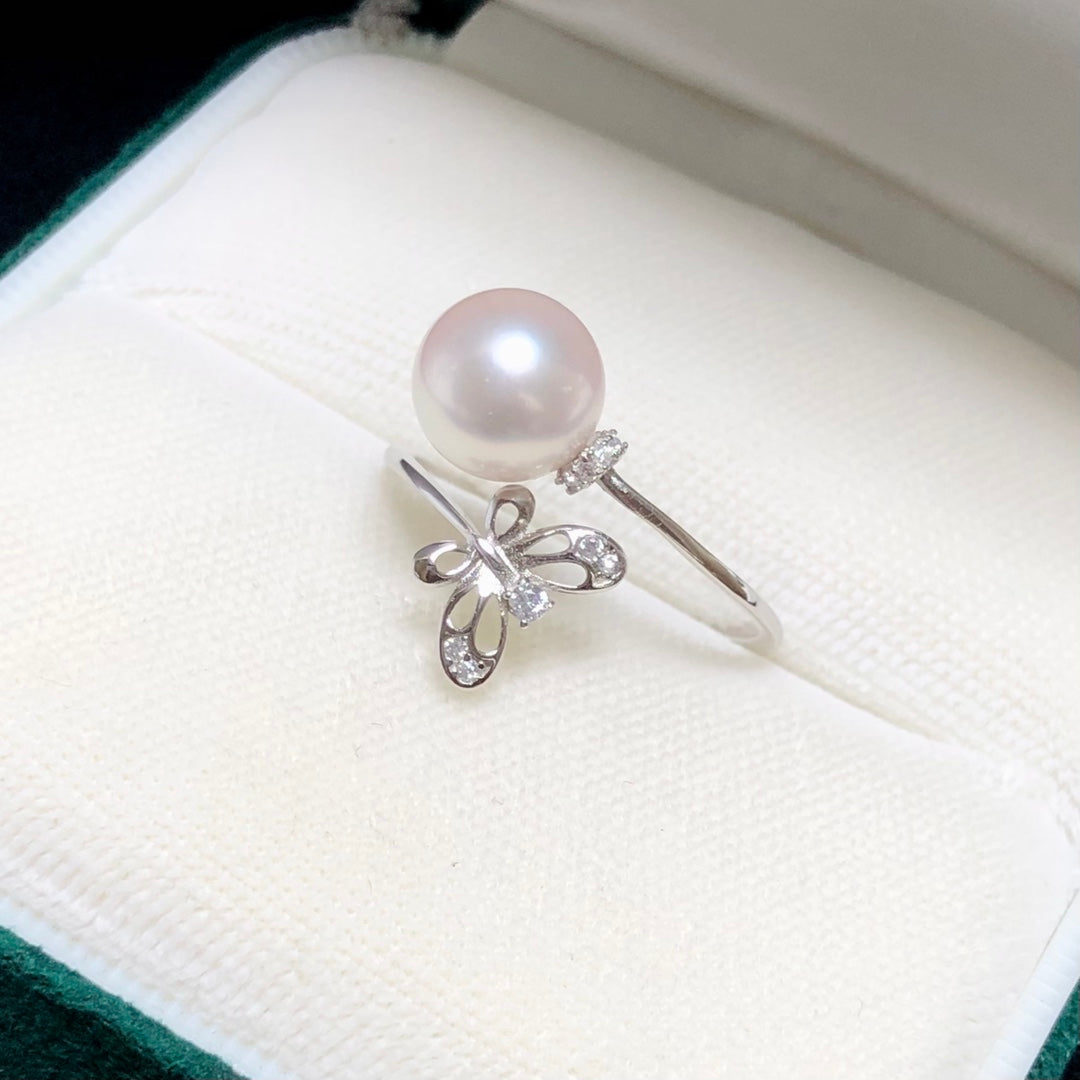 Sterling Silver S925 Pearl ring Setting SZ001-SZ009