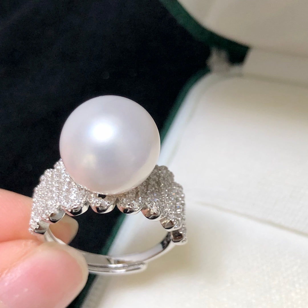 Sterling Silver S925 Pearl ring Setting SZ010-SZ018