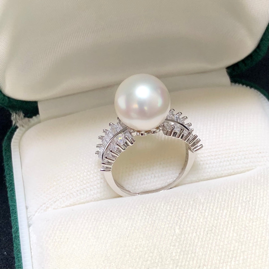 Sterling Silver S925 Pearl ring Setting SZ010-SZ018