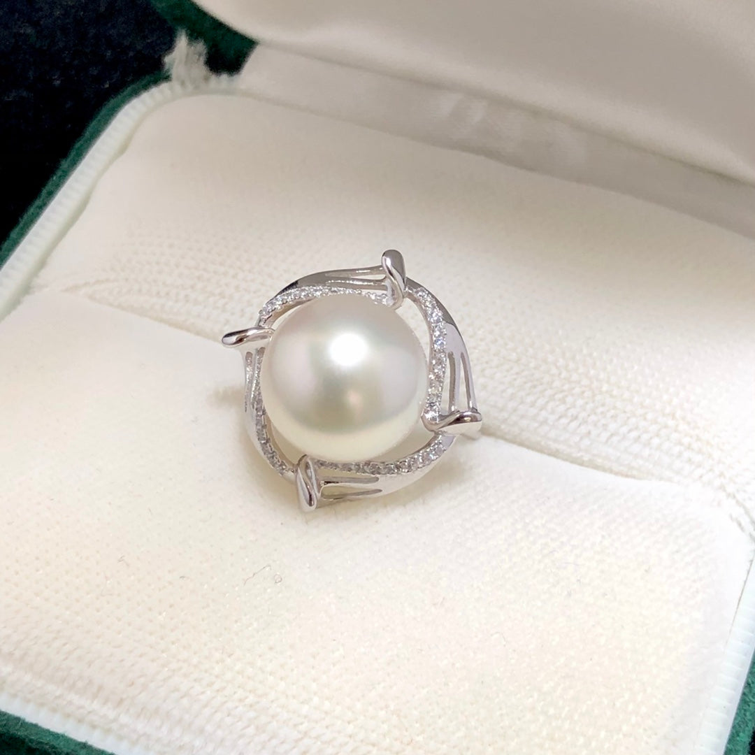 Sterling Silver S925 Pearl ring Setting SZ010-SZ018