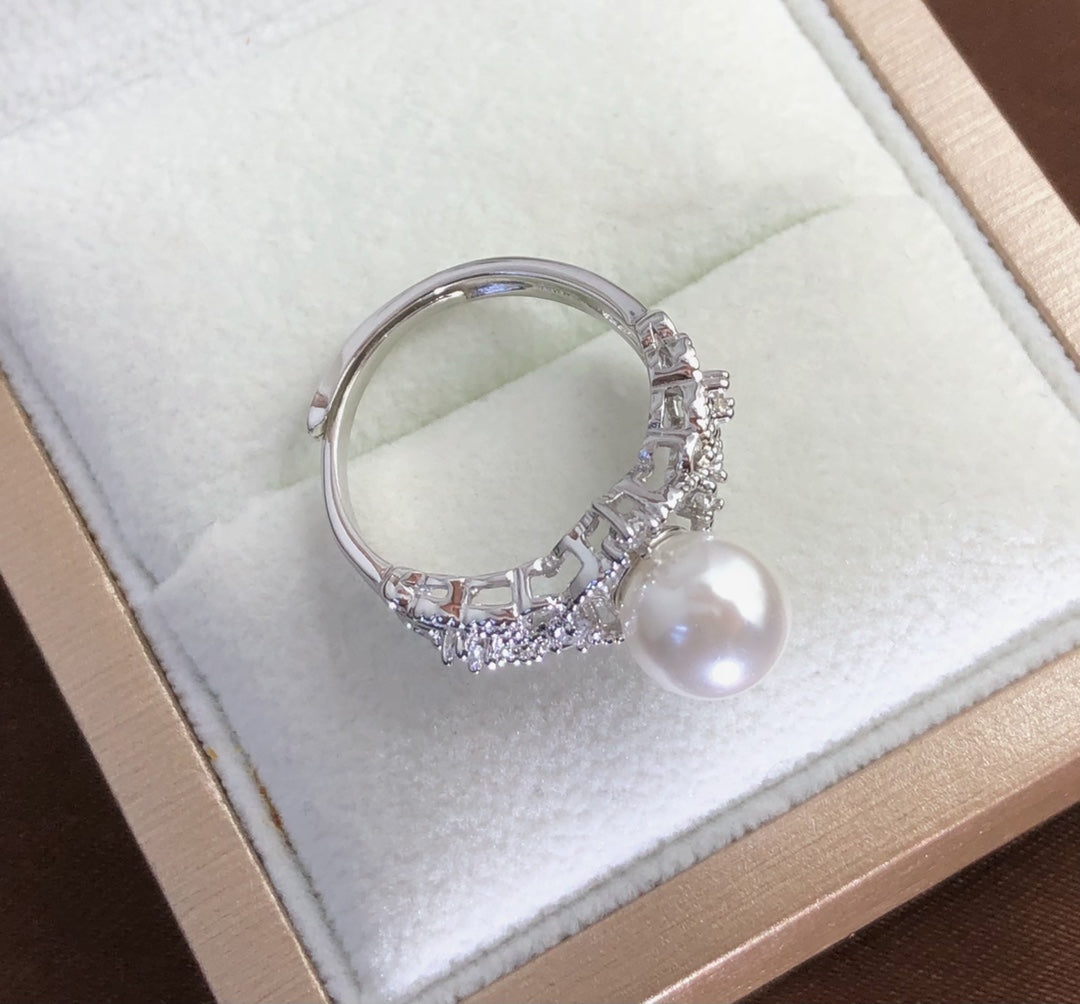 Sterling Silver S925 Pearl ring Setting SZ019-SZ027