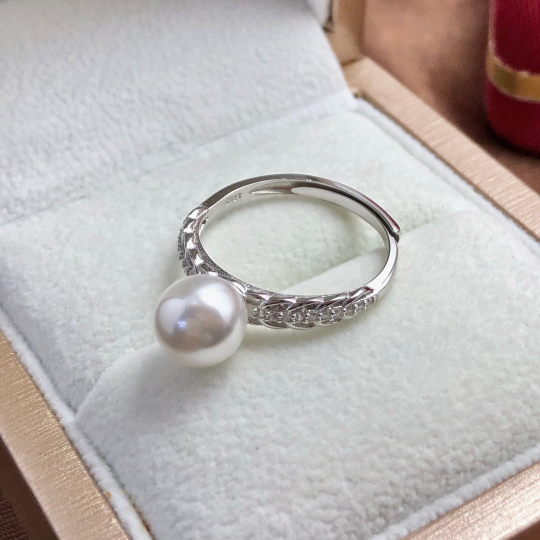 Sterling Silver S925 Pearl ring Setting SZ019-SZ027