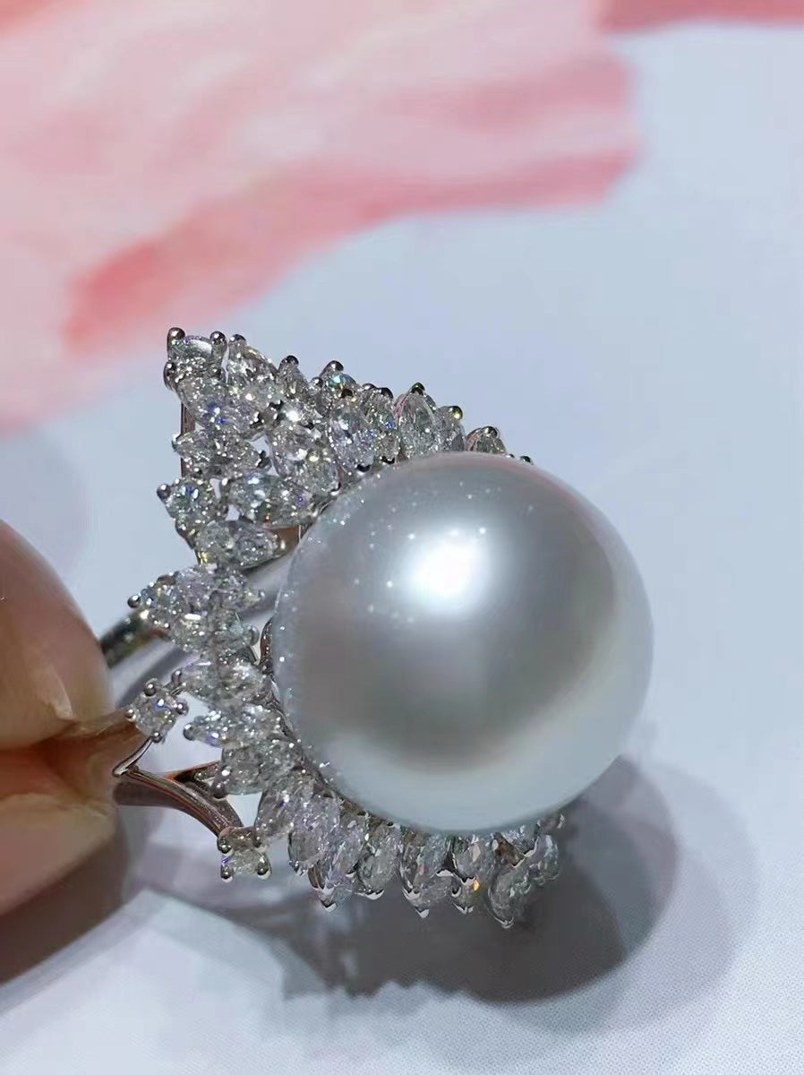 Sterling Silver S925 Pearl ring Setting SZ028-SZ036