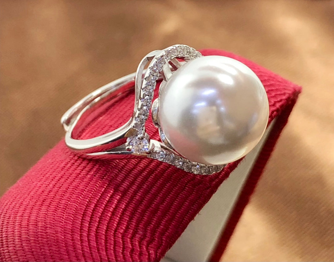 Sterling Silver S925 Pearl ring Setting SZ037-SZ045