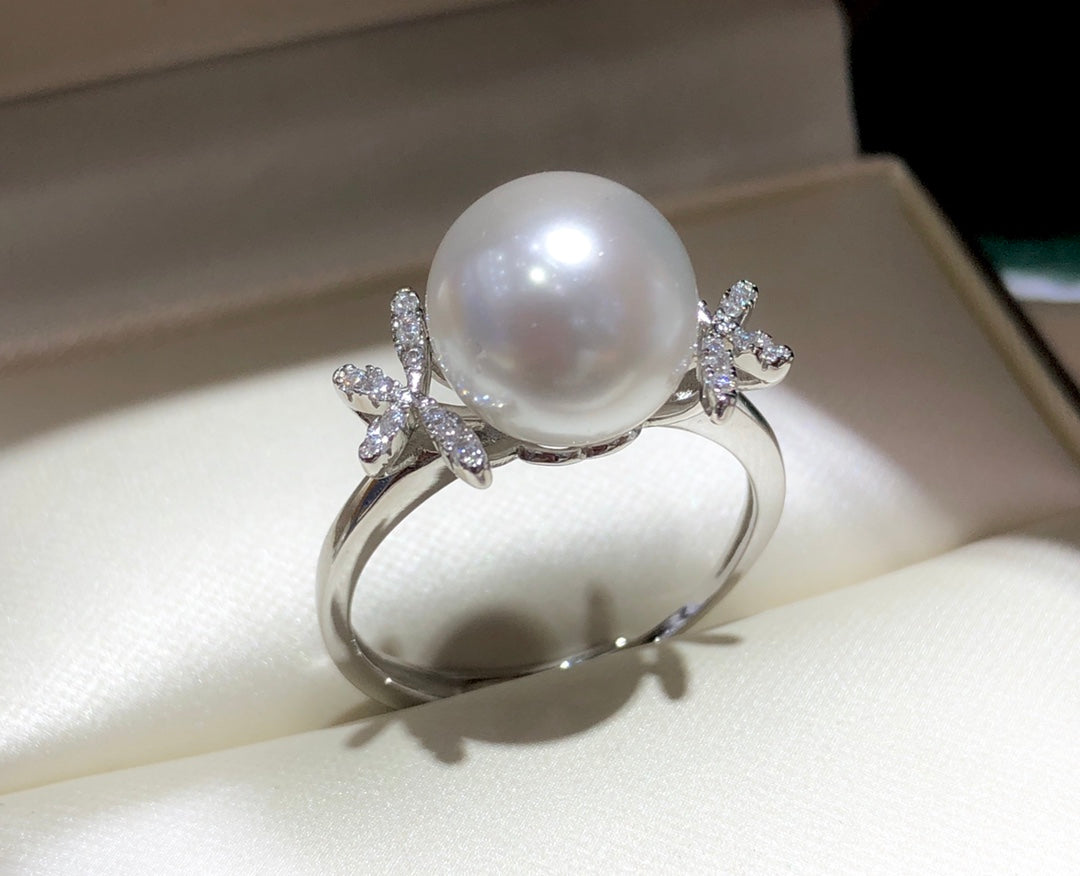 Sterling Silver S925 Pearl ring Setting SZ037-SZ045