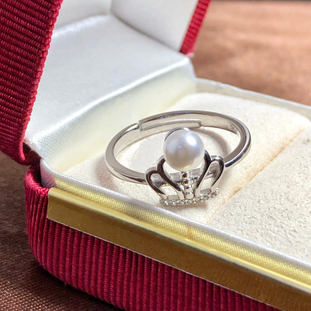 Sterling Silver S925 Pearl ring Setting SZ037-SZ045