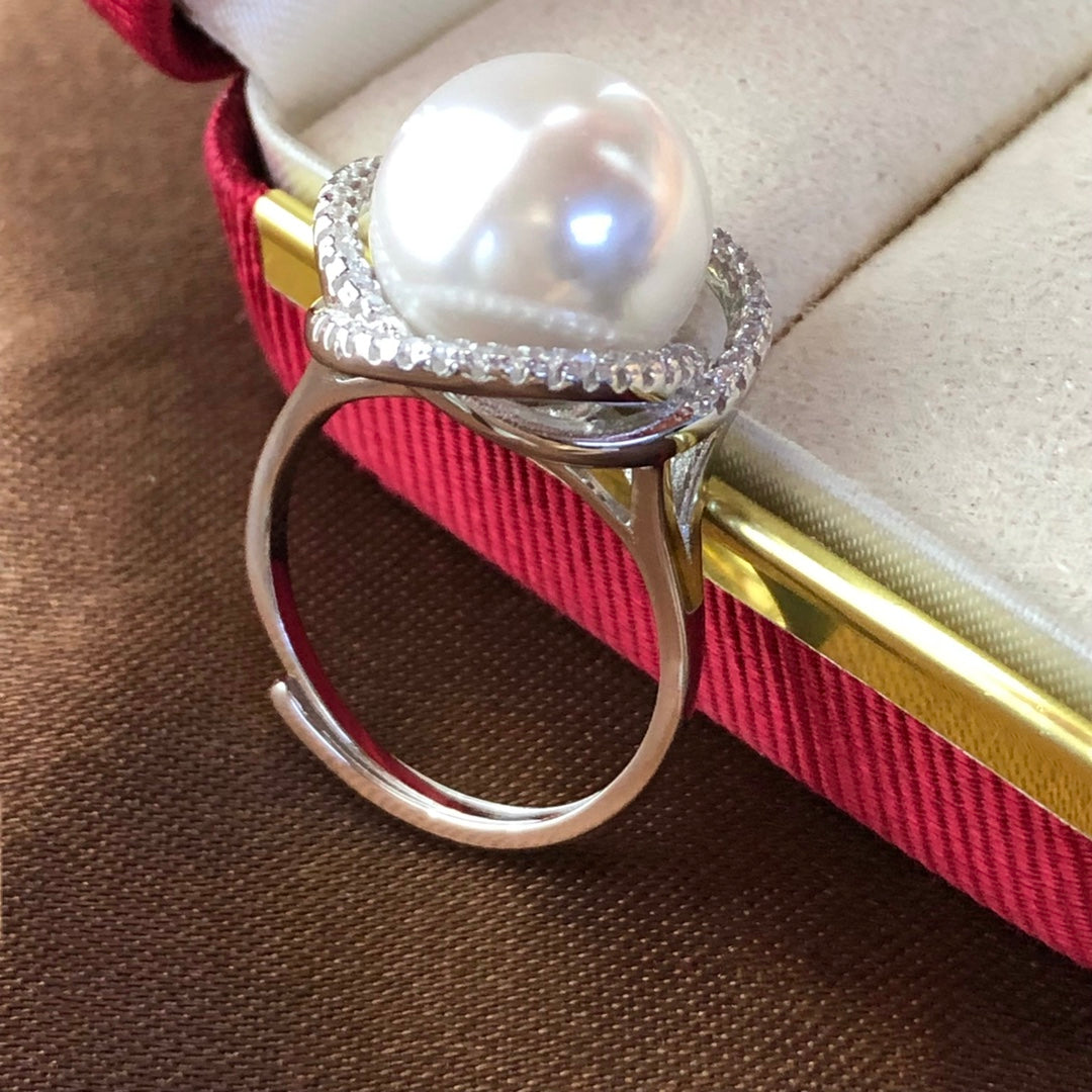 Sterling Silver S925 Pearl ring Setting SZ037-SZ045