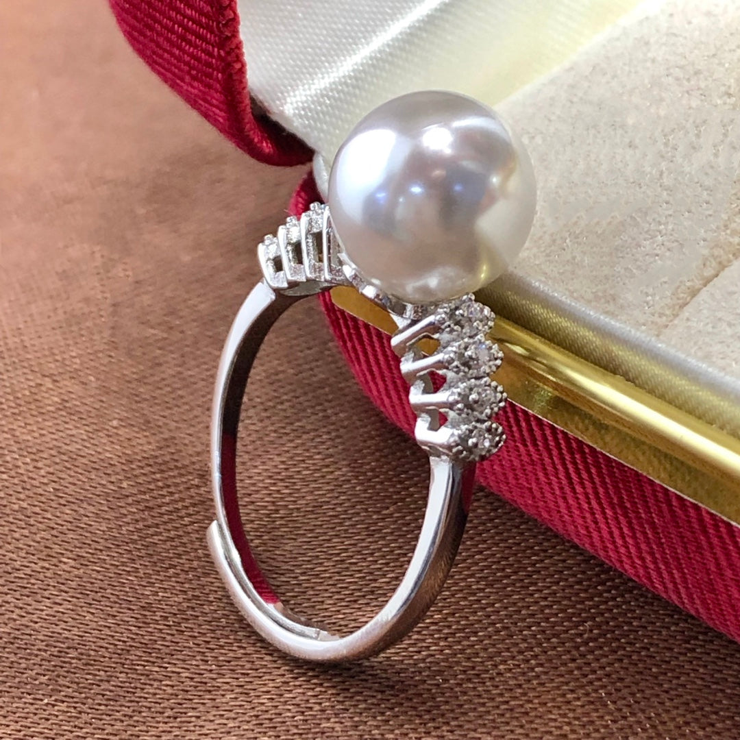 Sterling Silver S925 Pearl ring Setting SZ037-SZ045