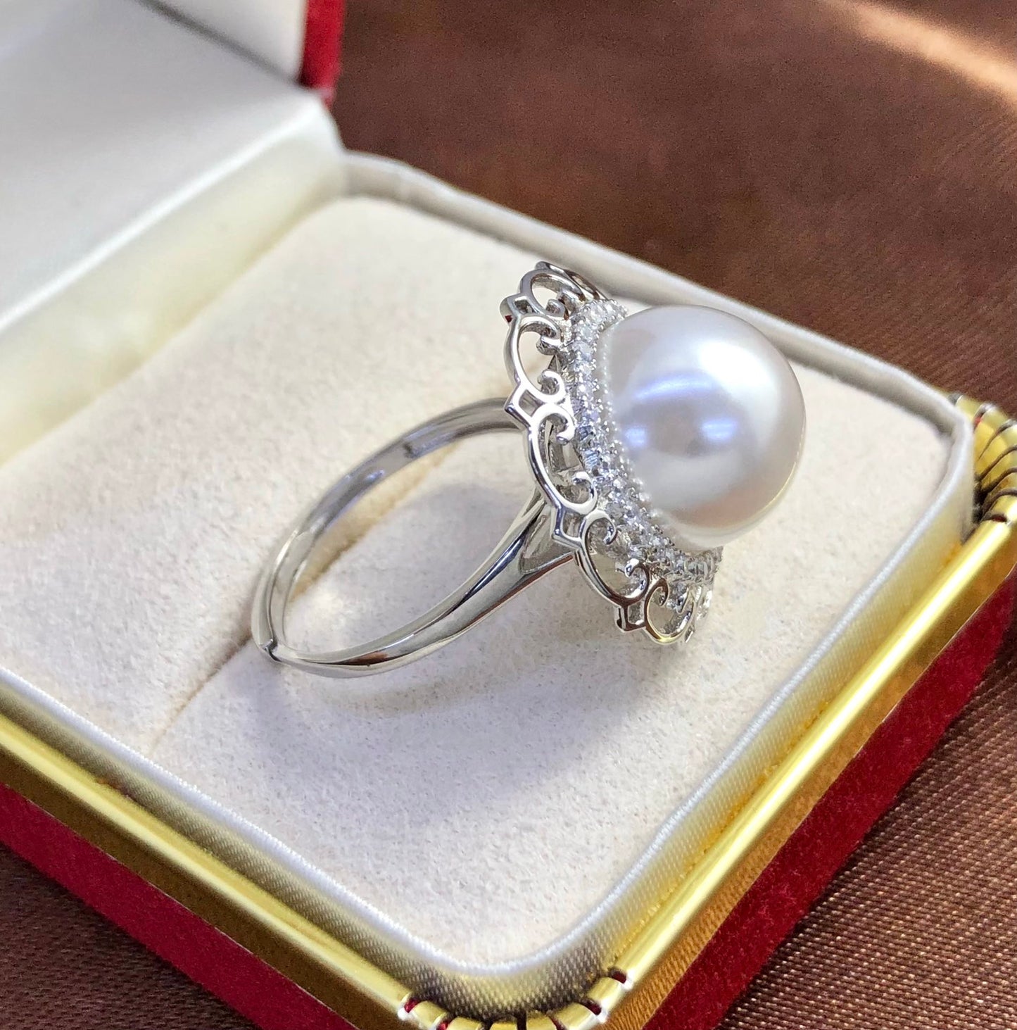 Sterling Silver S925 Pearl ring Setting SZ046-SZ054