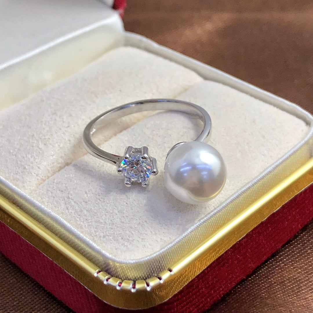 Sterling Silver S925 Pearl ring Setting SZ046-SZ054