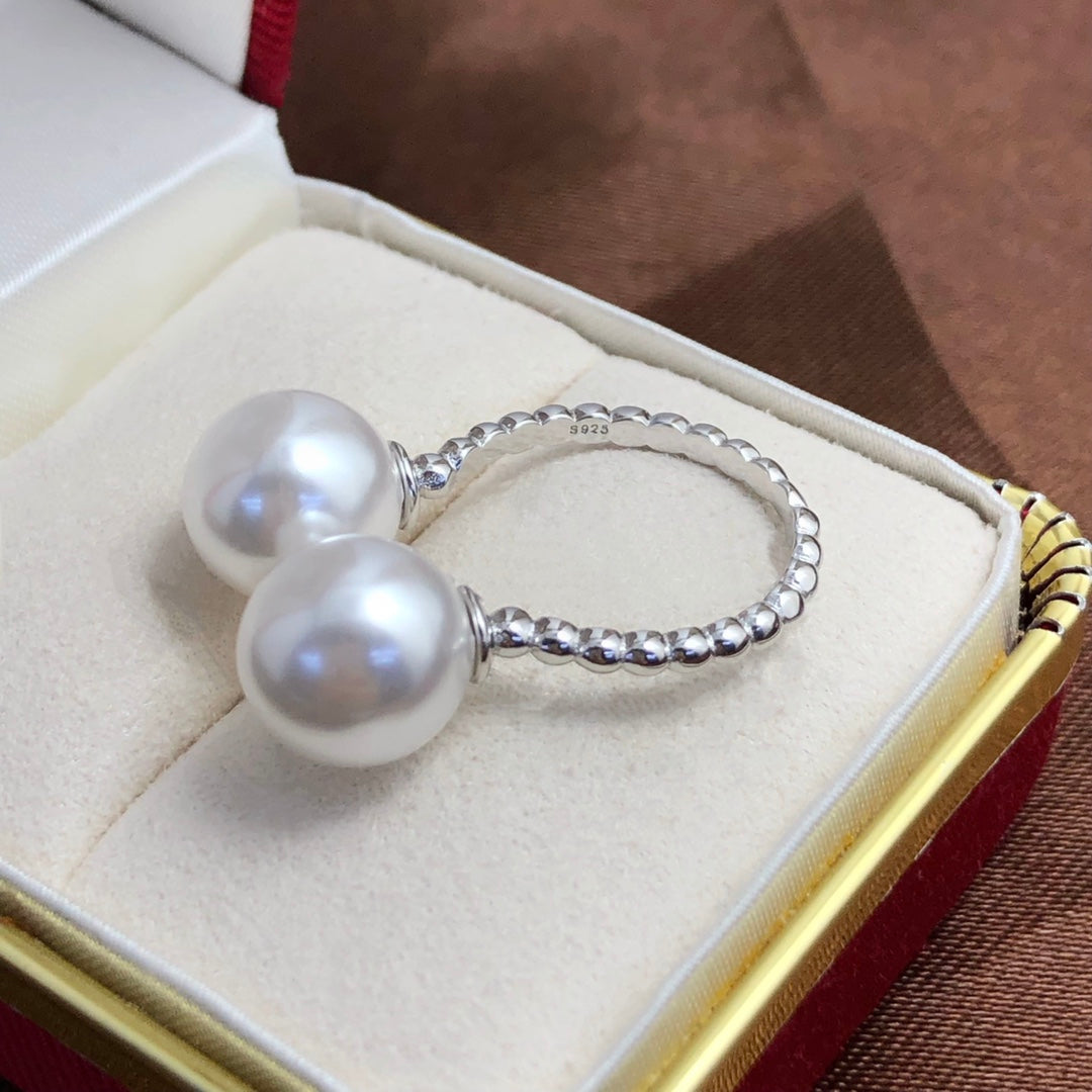 Sterling Silver S925 Pearl ring Setting SZ046-SZ054