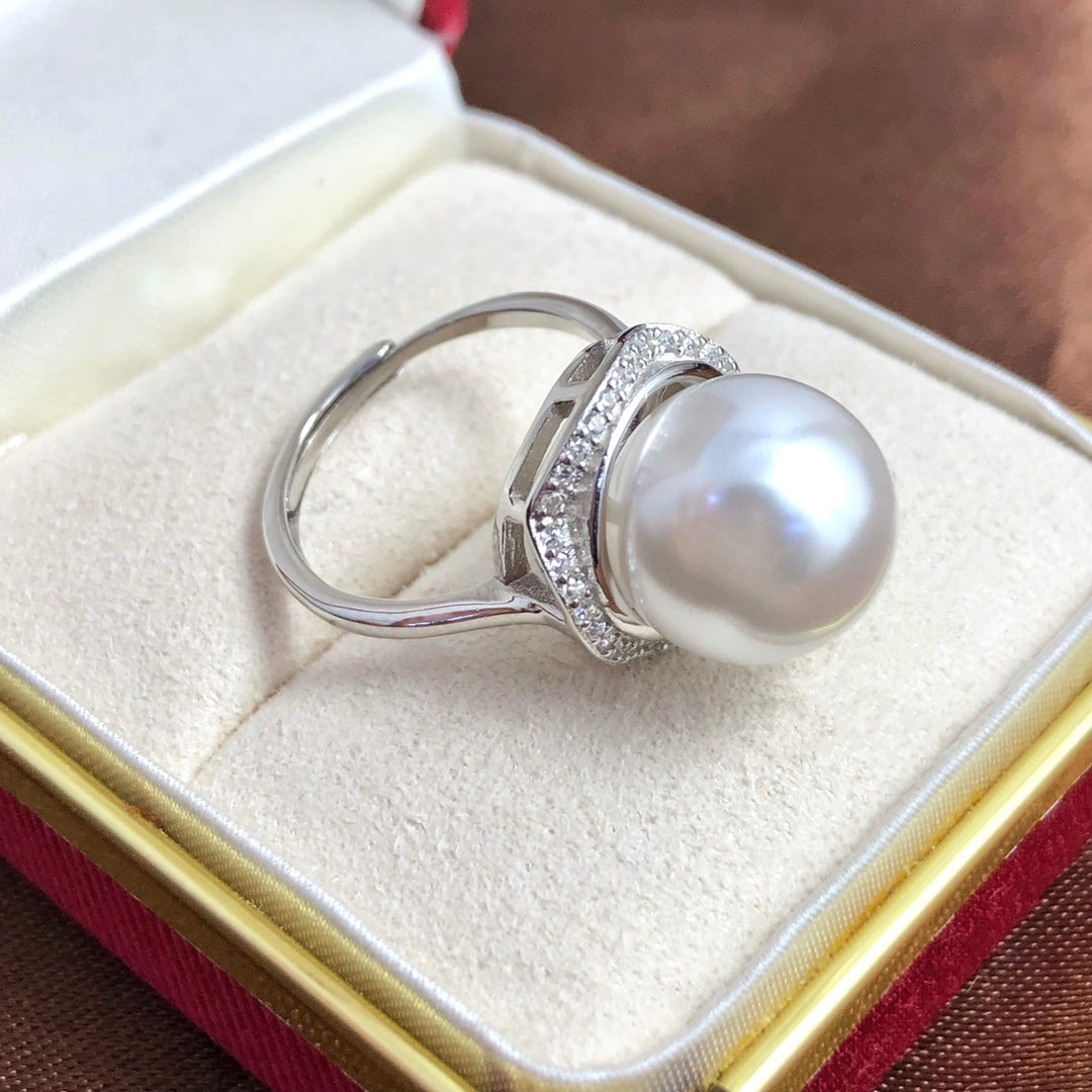 Sterling Silver S925 Pearl ring Setting SZ046-SZ054