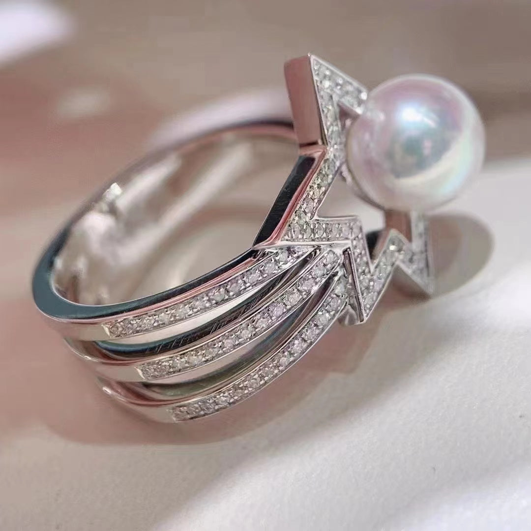 Sterling Silver S925 Pearl ring Setting SZ046-SZ054