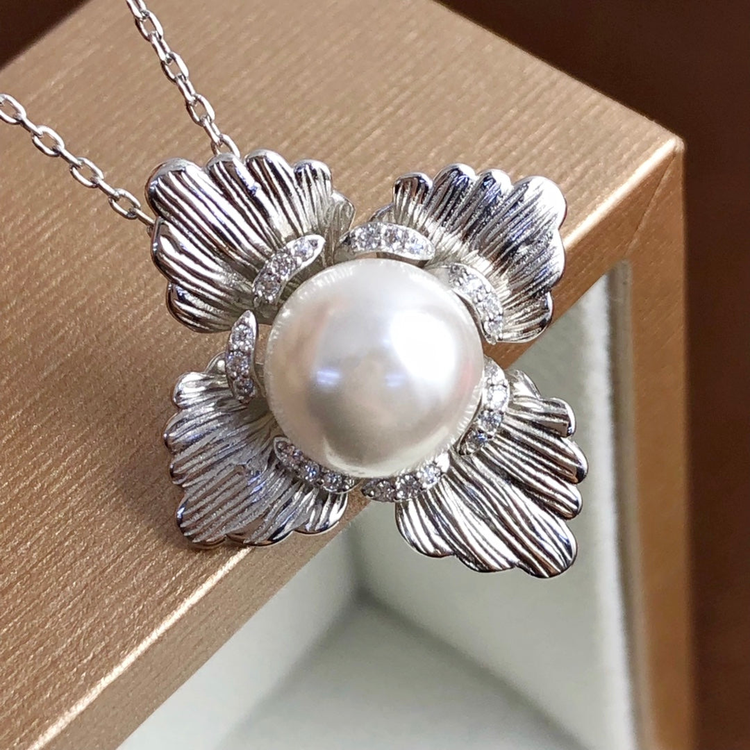 Sterling Silver S925 Pearl pendant Setting SZ037-SZ045