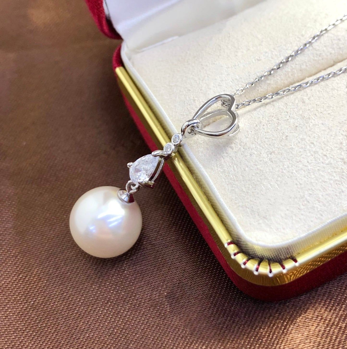 Sterling Silver S925 Pearl pendant Setting SZP001-009