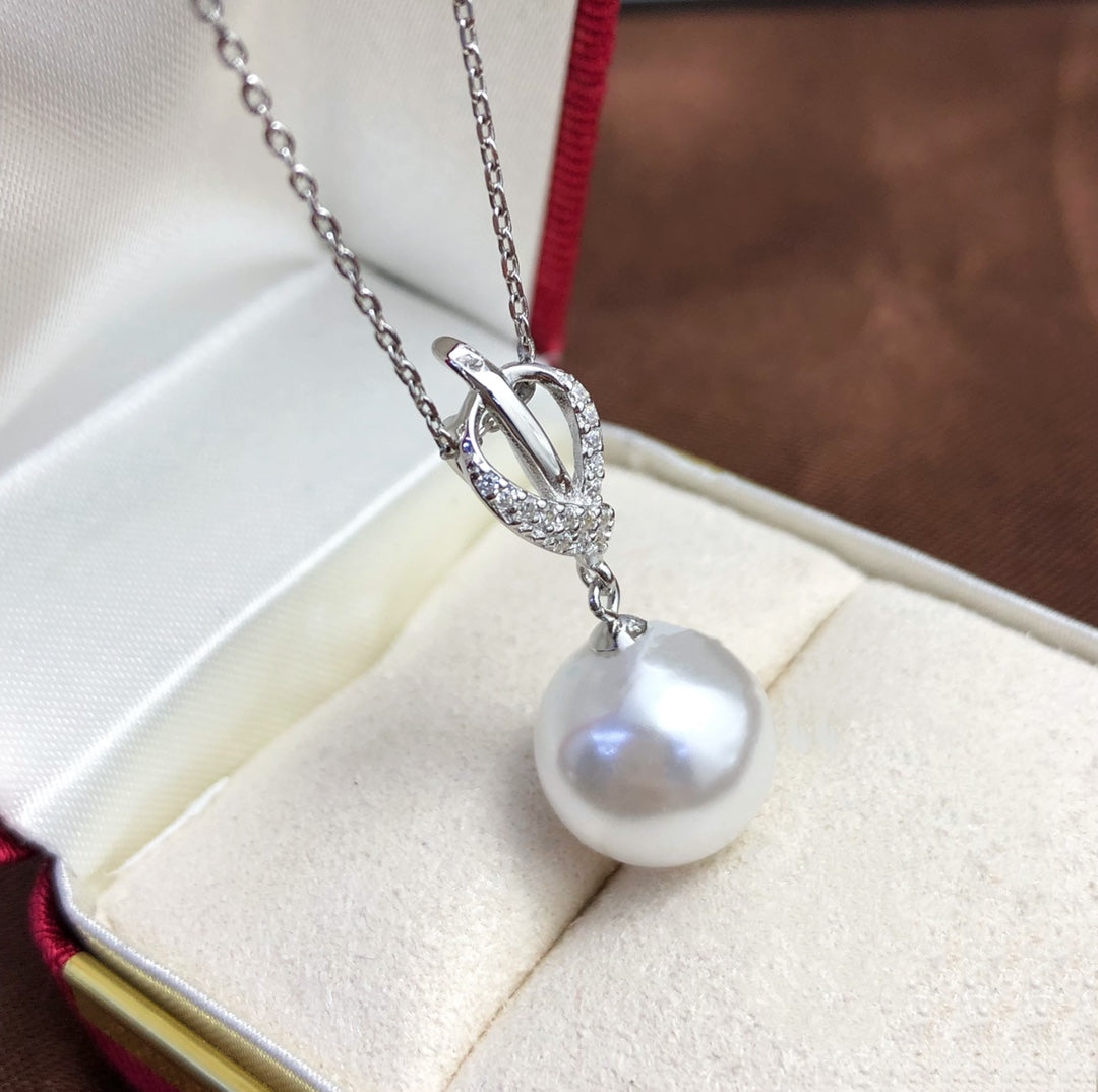 Sterling Silver S925 Pearl pendant Setting SZP001-009