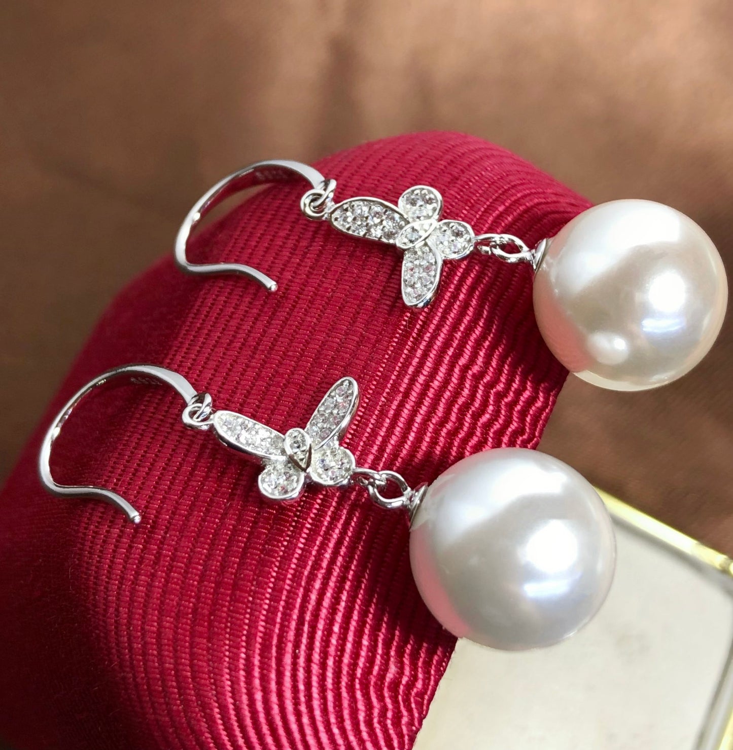 Sterling Silver S925 Pearl earring Setting SZ055-SZ063