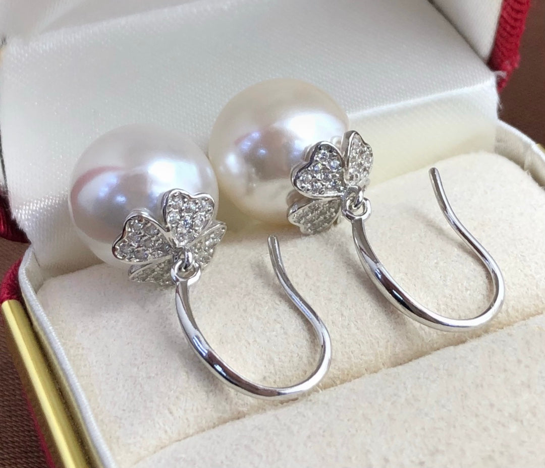 Sterling Silver S925 Pearl earring Setting SZ064-SZ072