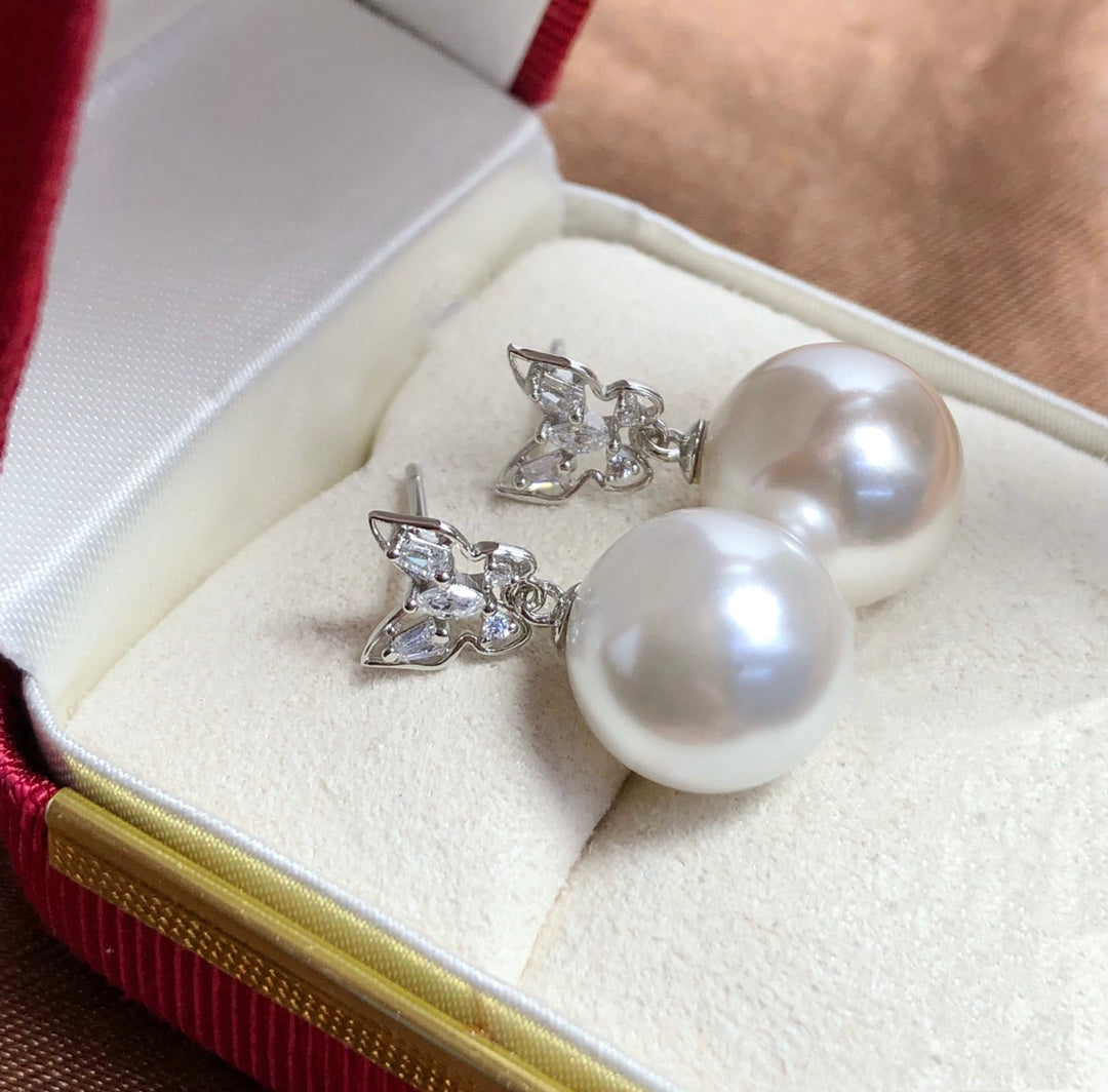 Sterling Silver S925 Pearl earring Setting SZ073-SZ081