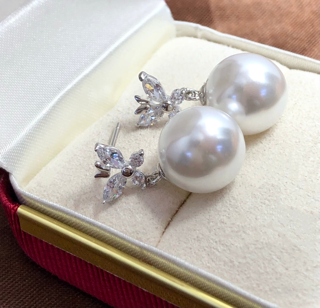 Sterling Silver S925 Pearl earring Setting SZ082-SZ090