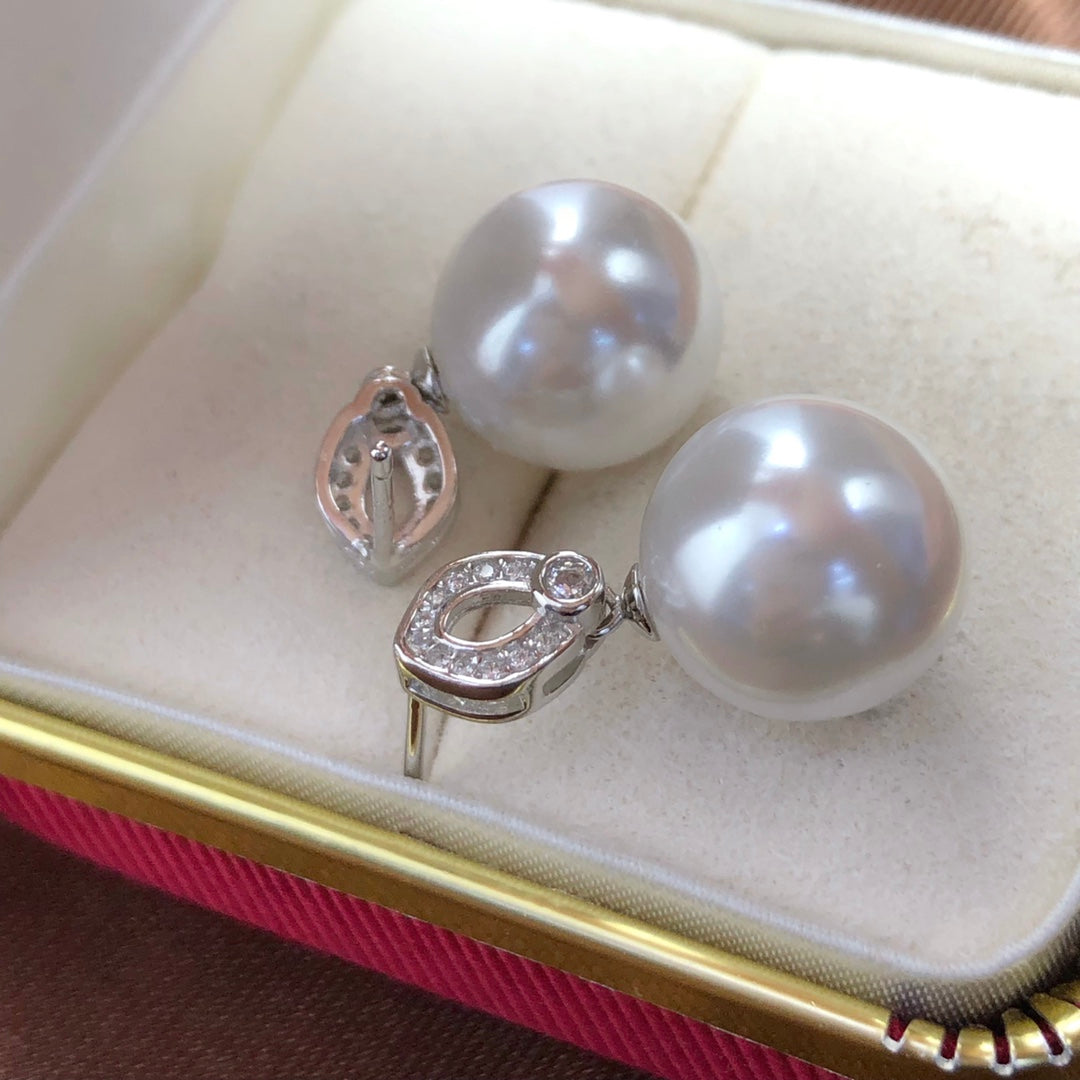 Sterling Silver S925 Pearl earring Setting SZ082-SZ090